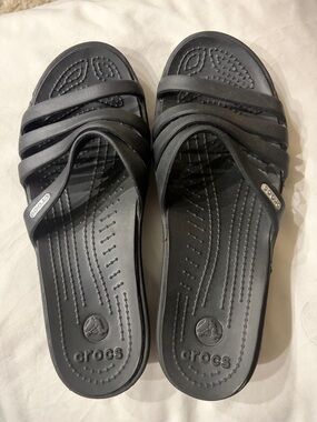 CROCS Rhonda Wedge Slide Comfort Sandals